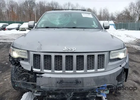 2014 Jeep Grand Cherokee Overland z USA, uszkodzony, nr VIN 1C4RJFCGXEC219926